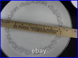 Vintage Fine China Dinnerware Set Marquis by Noritake s/4 hostess pcs 1965 #7540
