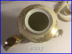 Vintage Goldena China Tea Set-gold Overlay-serves 8-made In Japan Rare