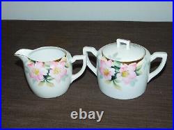 Vintage Kitchen Noritake Japan Flower Ceramic China Set Bowls Pitcher Plus