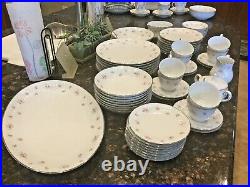 Vintage Mabel (Embossed) by Noritake 8 place Settings plus Accessories