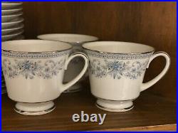 Vintage NORITAKE Blue Hill China Set Model 2482 37 Piece Mint Condition