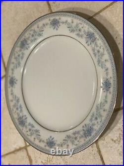 Vintage NORITAKE Blue Hill China Set Model 2482 37 Piece Mint Condition