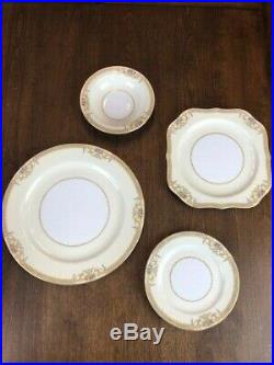 Vintage NORITAKE Fine China Sonora 35 Pc Dining Set Plates Bowls Japan (C1)