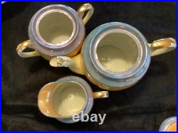 Vintage NoritakeStyle 35pc. Tea Set/Dinnerware. Desert Scene 1921-1940 Perfect