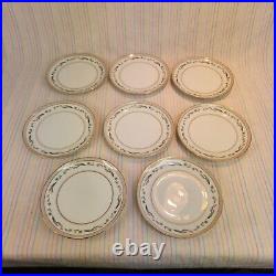 Vintage Noritake 5695 37pc Dishes Set Japan Pink Green White Plates Bowls Cups