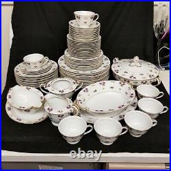 Vintage Noritake Avalon 5150 Fine China Dinnerware Set 57 Pcs