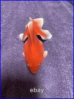 Vintage Noritake Bone China Nippon Toki Fantail Goldfish Koi Figurine Set Lot