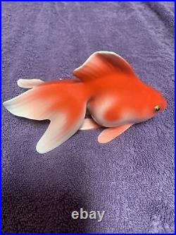Vintage Noritake Bone China Nippon Toki Fantail Goldfish Koi Figurine Set Lot