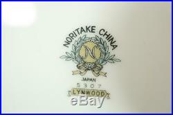 Vintage Noritake China #5307 Lynwood 66 Piece Porcelain Dinnerware Set Japan