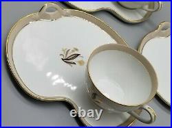 Vintage Noritake China AVON 5531 Flower Snack Plate Tea/Cup Set of 5