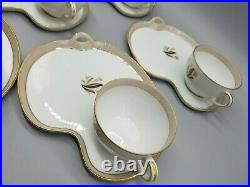 Vintage Noritake China AVON 5531 Flower Snack Plate Tea/Cup Set of 5