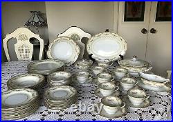 Vintage-Noritake China DINNERWARE MONNETTE 3809- 8 Place Setting- 58 Pieces