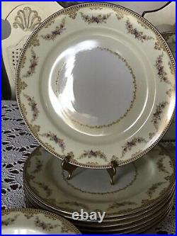 Vintage-Noritake China DINNERWARE MONNETTE 3809- 8 Place Setting- 58 Pieces