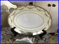 Vintage-Noritake China DINNERWARE MONNETTE 3809- 8 Place Setting- 58 Pieces