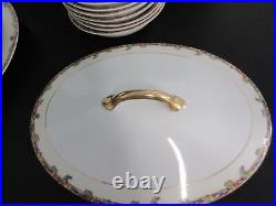 Vintage Noritake China Dinnerware set Large 59 piece set elegant dining