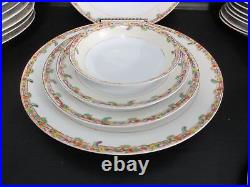 Vintage Noritake China Dinnerware set Large 59 piece set elegant dining