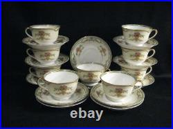 Vintage Noritake China Japan Smartnis Footed Cups & Saucers 9 Sets+ Ca 1931