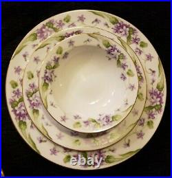 Vintage Noritake China Nancy Violet Set 5163 50+ pieces