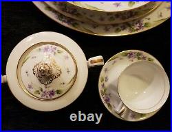 Vintage Noritake China Nancy Violet Set 5163 50+ pieces