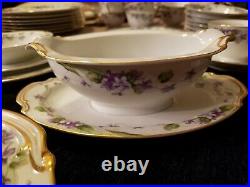 Vintage Noritake China Nancy Violet Set 5163 50+ pieces