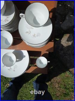 Vintage Noritake China Rosay 6216 Twelve 5 Piece Place Settings New /No Box
