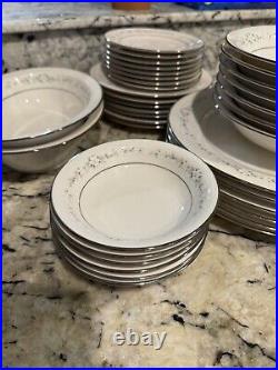 Vintage Noritake China Set Heather Japan 7548