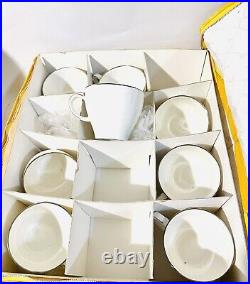 Vintage Noritake China Set Ivory LORELEI #7541 46 Piece Set With Cases MINT