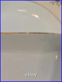 Vintage Noritake China Set Of Serving Platter, Oval And Round Bowl With Handles