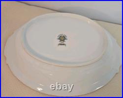 Vintage Noritake China Set Of Serving Platter, Oval And Round Bowl With Handles