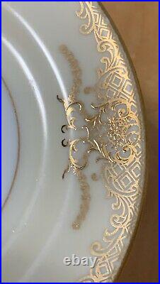 Vintage Noritake China of Japan Circa 1920-1940 Art Deco Gold & Ivory 36 Pieces