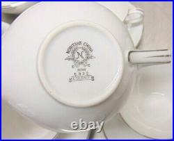 Vintage Noritake Colony 5932 Coffee Pot Sugar Bowl Creamer Tea Set 8 Cups Saucer