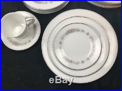 Vintage Noritake Cynthia China Set Five Piece Setting with Service For Five