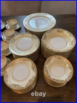 Vintage Noritake Discontinued 83 pc Gainford Set for 12 Some Flawed. See Photos