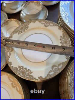 Vintage Noritake Discontinued 83 pc Gainford Set for 12 Some Flawed. See Photos