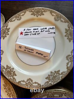 Vintage Noritake Discontinued 83 pc Gainford Set for 12 Some Flawed. See Photos
