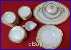 Vintage Noritake Fairmont China Dinnerware Gold Trimmed Occupied Japan 36 PC Set