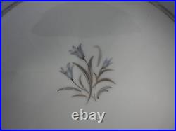 Vintage Noritake Fine China Dinnerware set Bluebell s/4 platters EUC platinum