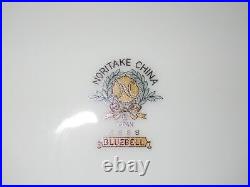 Vintage Noritake Fine China Dinnerware set Bluebell s/4 platters EUC platinum
