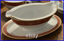 Vintage Noritake Goldhill China 7 Piece Place Setting For 12 & Serving Dishes