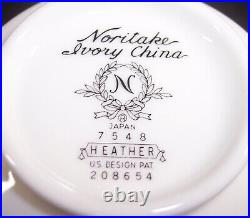Vintage Noritake HEATHER 20-Piece Dinnerware Set (4 Place Settings) Superb Japan