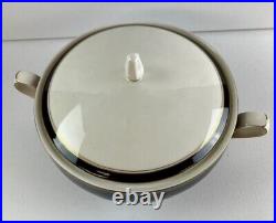 Vintage Noritake Ivory & Ebony Bone China, Complete Setting for 9, Serving Piece