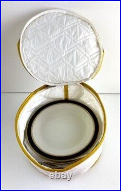 Vintage Noritake Ivory & Ebony Bone China, Complete Setting for 9, Serving Piece