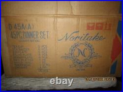 Vintage Noritake Japan 45 pieces dining set First Blush NEW