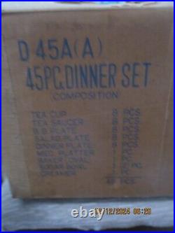 Vintage Noritake Japan 45 pieces dining set First Blush NEW