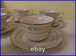 Vintage Noritake Japan Ivory China Heather 7548 19 PC. Dinnerware SetVGC