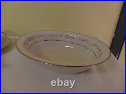 Vintage Noritake Japan Ivory China Heather 7548 19 PC. Dinnerware SetVGC