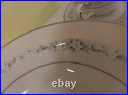 Vintage Noritake Japan Ivory China Heather 7548 19 PC. Dinnerware SetVGC