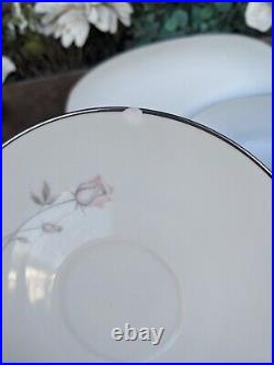 Vintage Noritake Japan Pasadena Pink Rose Dinner Set #6311