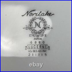 Vintage Noritake Lucerne 6880 Plate Bowl & Saucer Set For 4 Fine Bone China 20pc
