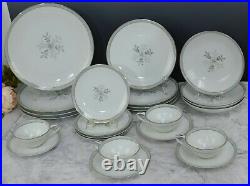 Vintage Noritake Lucille 6 Piece Place Setting China Service for 4 Made in Japan